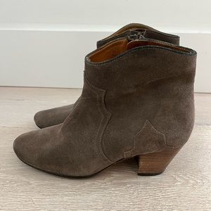 ISABEL MARANT Dicker suede ankle boots